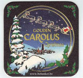 Sous-verres de la Gouden Carolus Christmas