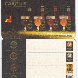 Sous-verres rectangles de la Gouden Carolus