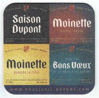 Sous-verres de la Brasserie Dupont