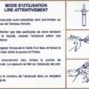 Utilisation des ampoules auto-cassables