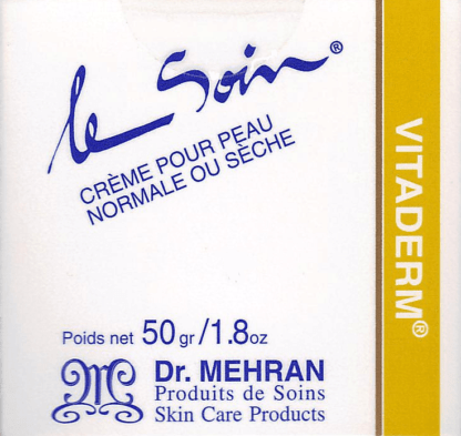 Crème Vitaderm® peau normale ou sèche