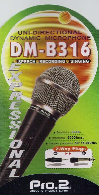 Microphone dynamique unidirectionnel