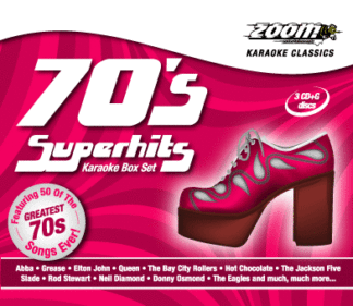 Zoom Karaoke Z70SSH - 70’s Superhits - 3 Albums Kit