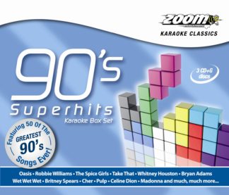 Zoom Karaoke CDZMPK06 - 90’s Superhits - 3 Albums Kit