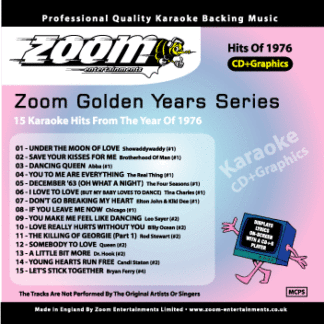 Zoom Karaoke - Golden Years - 1976