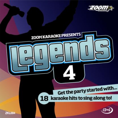 Zoom Karaoke ZKL004 - Legends 4 - Karaoke hits to sing along to!