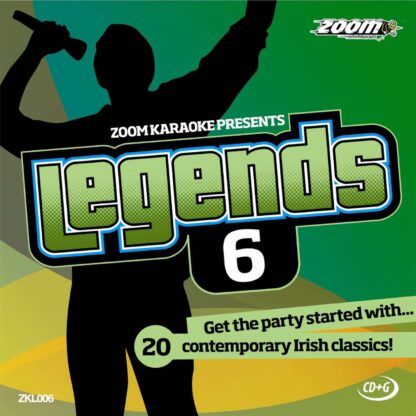 Zoom Karaoke ZKL006 - Legends 6 - Contemporary Irish classics!