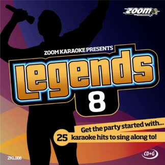 Zoom Karaoke ZKL008 - Legends 8 - Karaoke hits to sing along to!
