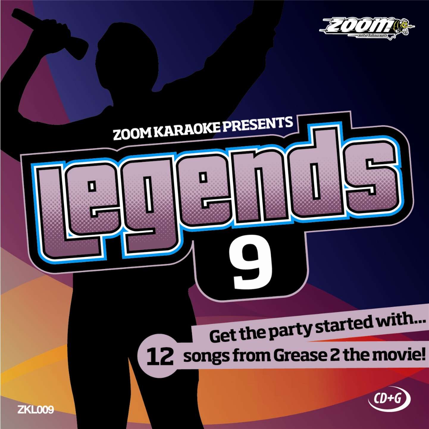 Zoom Karaoke ZKL009 - Legends 9 - Songs from Grease 2 the movie!