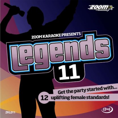 Zoom Karaoke ZKL011 - Legends 11 - Susan Boyle - 12 Uplifting female standards!