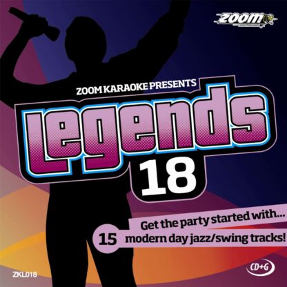 Zoom Karaoke ZKL018 - Legends 18 - Modern day jazz/swing tracks!