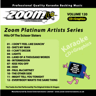 Zoom Karaoke - Hits of the Scissors Sisters
