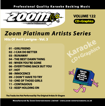 Zoom Karaoke - Hits of Avril Lavigne - Volume 3