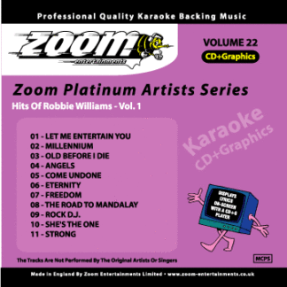 Zoom Karaoke - Hits of Robbie Williams