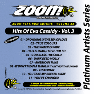 Zoom Karaoke - Hits of Eva Cassidy - Volume 3