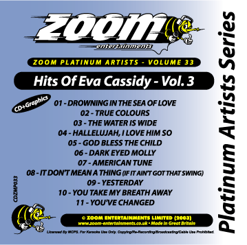 Zoom Karaoke - Hits of Eva Cassidy - Volume 3