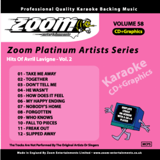 Zoom Karaoke - Hits of Avril Lavigne - Volume 2