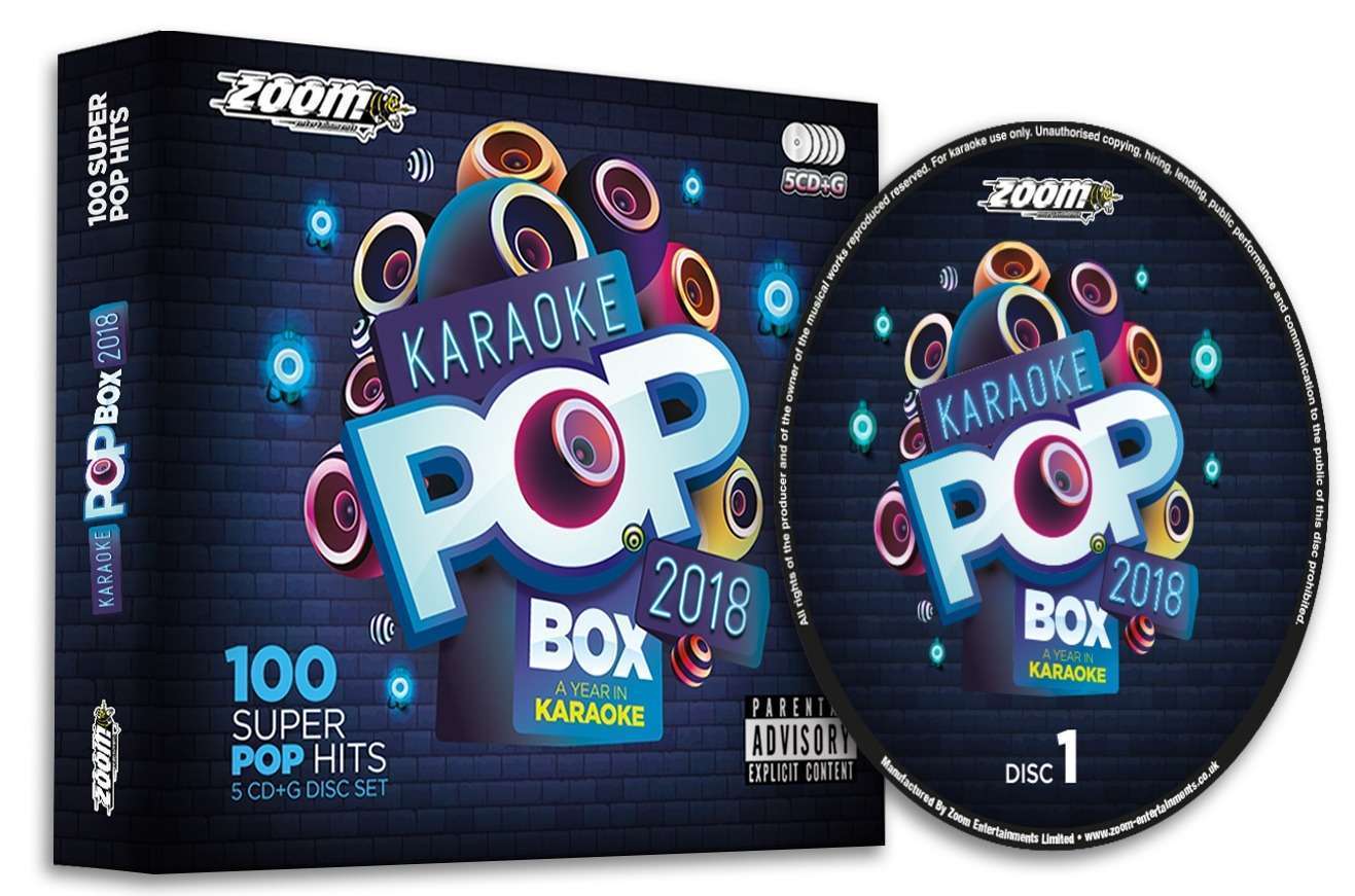 Zoom Karaoke ZPBX2018 - Pop Box 2018: A Year in Karaoke