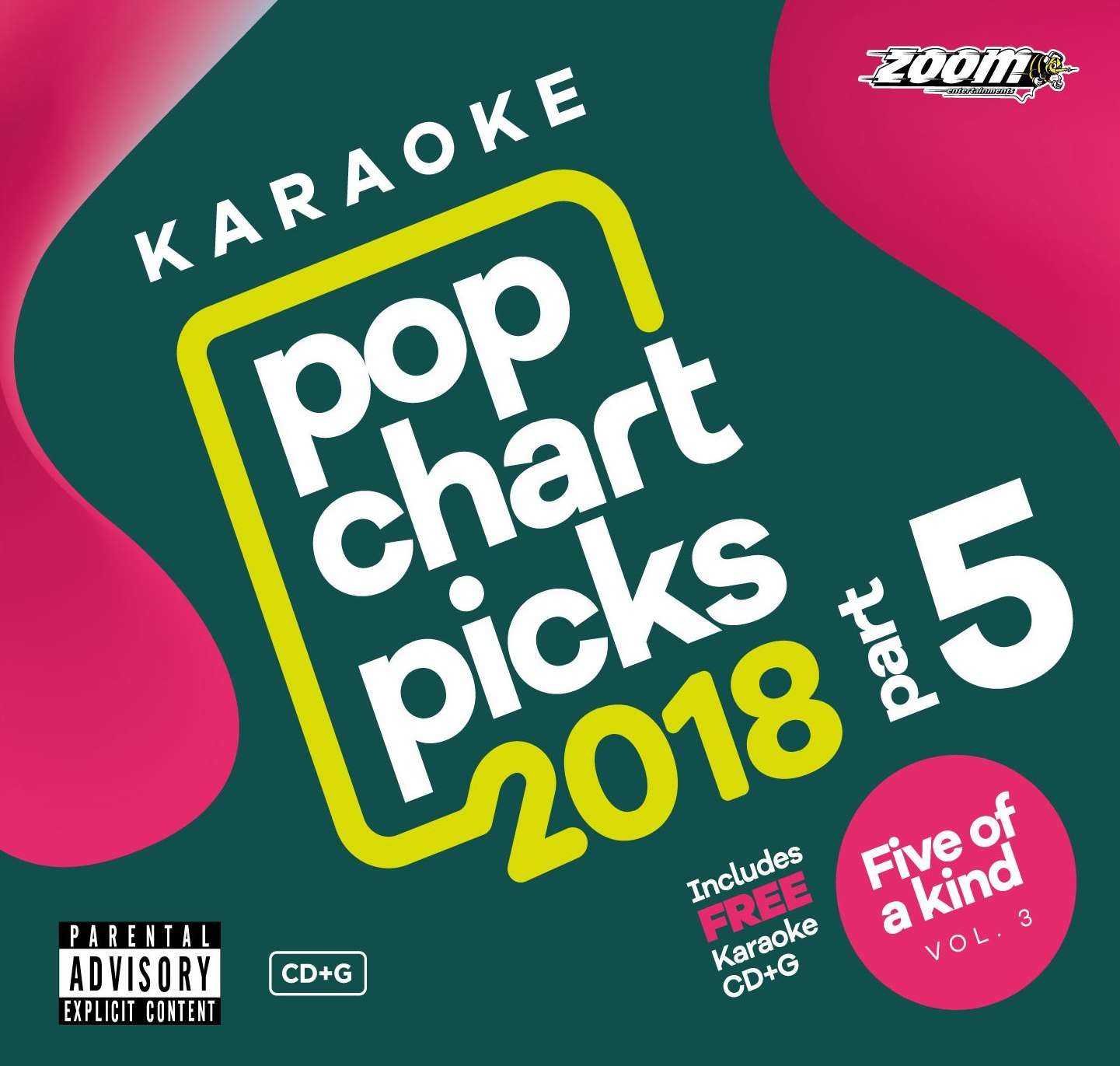 Zoom Karaoke ZPCP2018V - Pop Chart Picks 2018 - Part 5