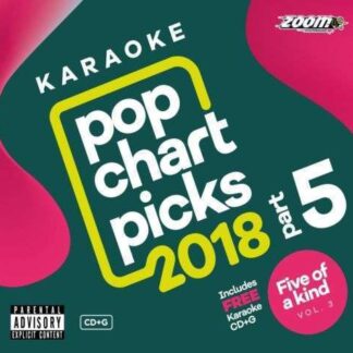 Zoom Karaoke ZPCP2018V+ZFK03 - Pop Chart Picks 2018 - Part 5 + Five of a Kind - Volume 3 (Ladies of Soul)