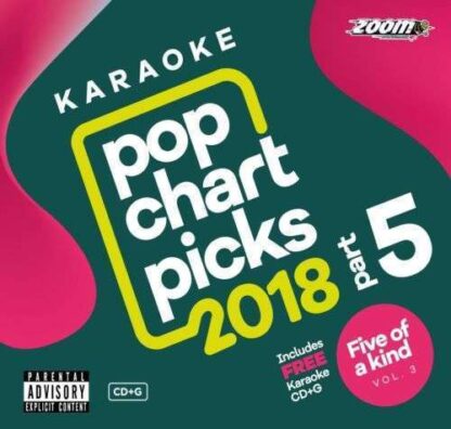 Zoom Karaoke ZPCP2018V+ZFK03 - Pop Chart Picks 2018 - Part 5 + Five of a Kind - Volume 3 (Ladies of Soul)