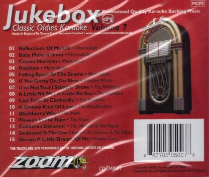 Zoom Karaoke - Jukebox Classic Oldies - Volume 7