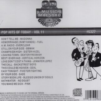 Music Maestro CG6327 - Pop Hits of Today Volume 11