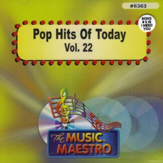 Music Maestro CG6363 - Pop Hits of Today - Volume 22