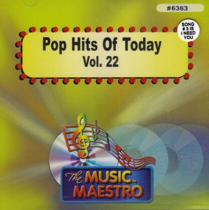 Music Maestro CG6363 - Pop Hits of Today - Volume 22