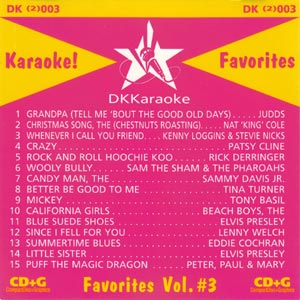 DKK 2003 Favorites Volume 3