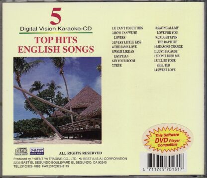 U-Best JDVN005 - Top Hits English Songs Volume 5