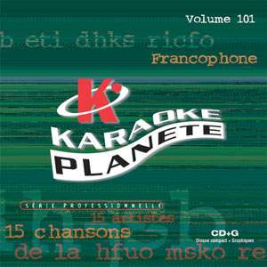 Karaoké Planète Français volume 101