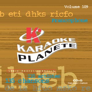 Karaoké Planète Français volume 109