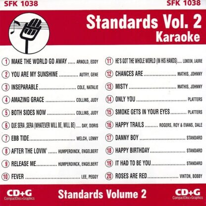 Song Factory SFK1038 - Standards Volume 2
