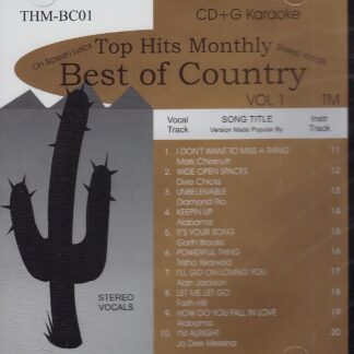 Top Hits Monthly THBC01 - Best of Country Volume 1