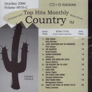 Top Hits Monthly THC0010 - Country October 2000
