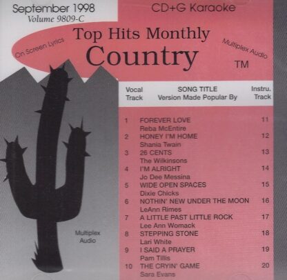 Top Hits Monthly THC9809 - Country September 1998