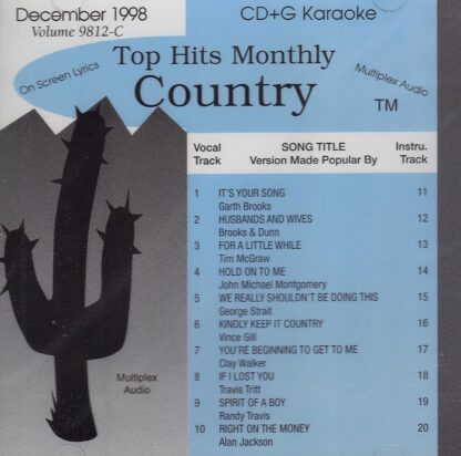 Top Hits Monthly THC9812 - Country December 1998