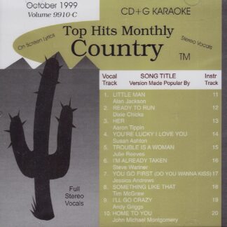 Top Hits Monthly THC9910 - Country October 1999