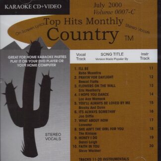 Top Hits Monthly THCV0007 - Country July 2000