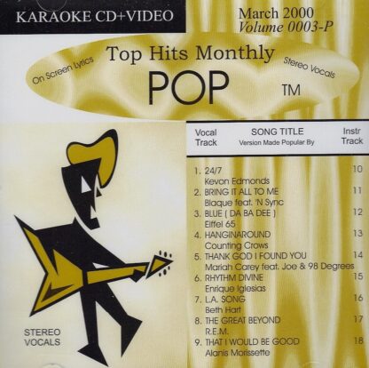 Top Hits Monthly THPV0003 - Pop March 2000