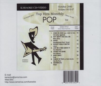 Top Hits Monthly THPV0010 - Pop October 2000