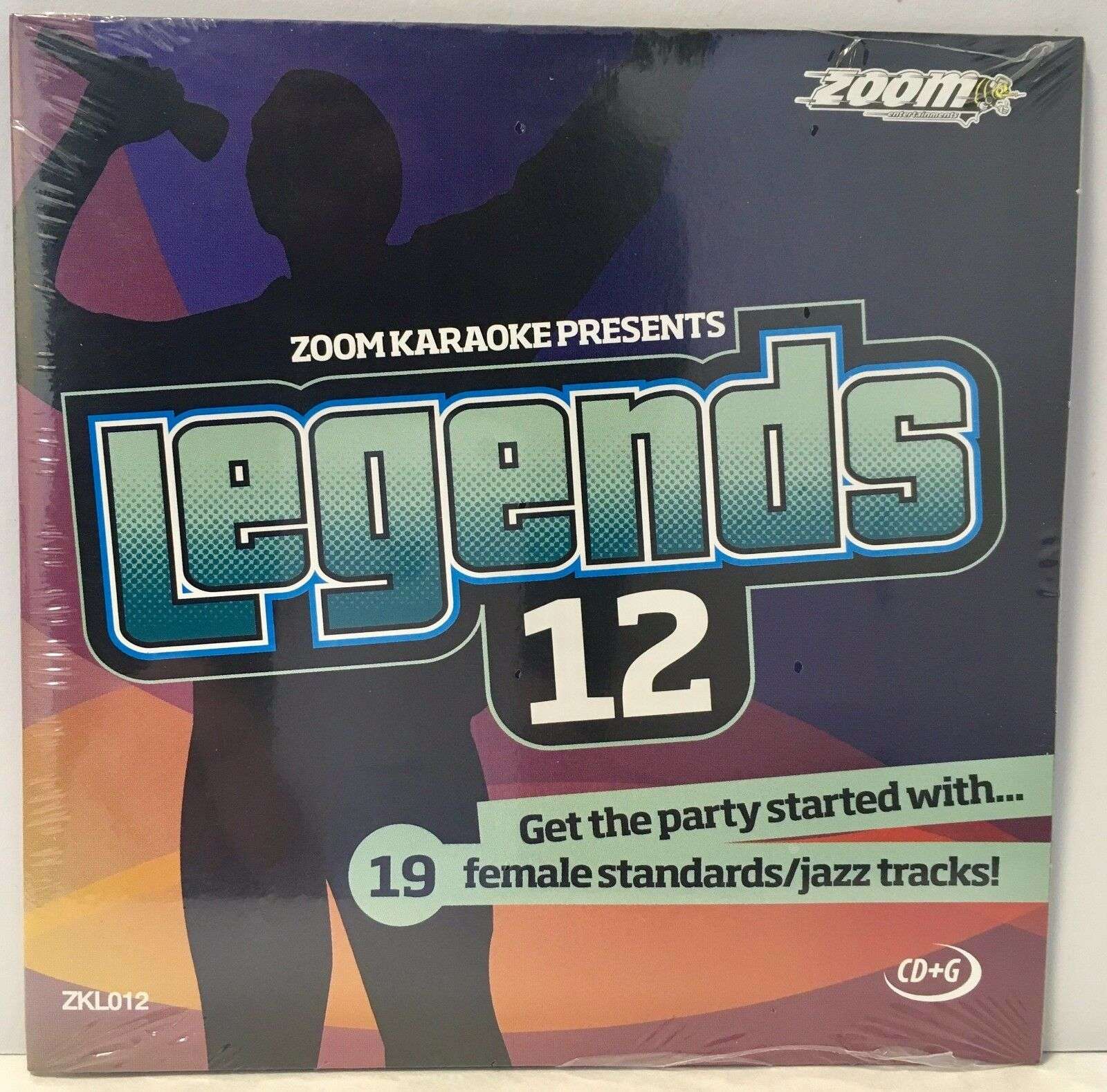 Zoom Karaoke ZKL012 - Legends 12 - Eva Cassidy - 19 Female standards/jazz tracks!