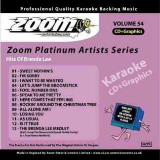 Zoom Karaoke - Hits of Brenda Lee