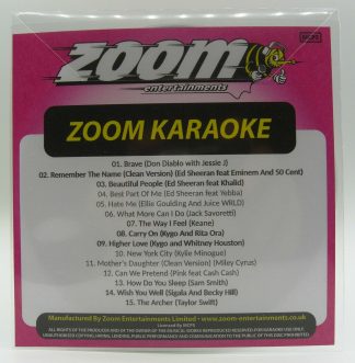 Zoom Karaoke ZPCP2019V - Pop Chart Picks 2019 Part 5