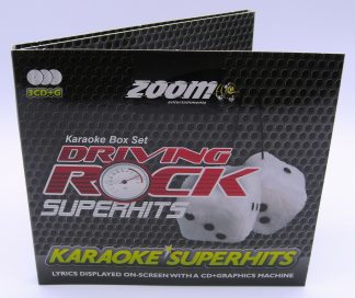 Zoom Karaoke ZSH008 - Driving Rock Superhits - 3 Albums Kit