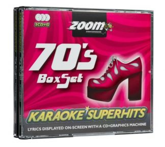 Zoom Karaoke ZSH009 - 70’s Seventies Superhits - 3 Albums Kit