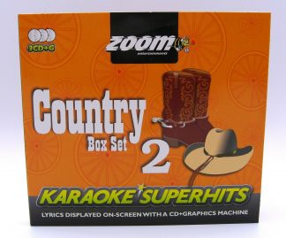 Zoom Karaoke ZSH011 - Classic Country Superhits 2 - 3 Albums Kit