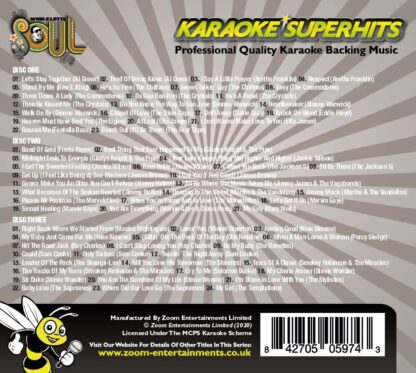 Zoom Karaoke ZSH015 - Whole Lotta Soul Superhits Pack