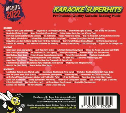 Big Hits of 2022 - 3 Albums Kit • Zoom Karaoke